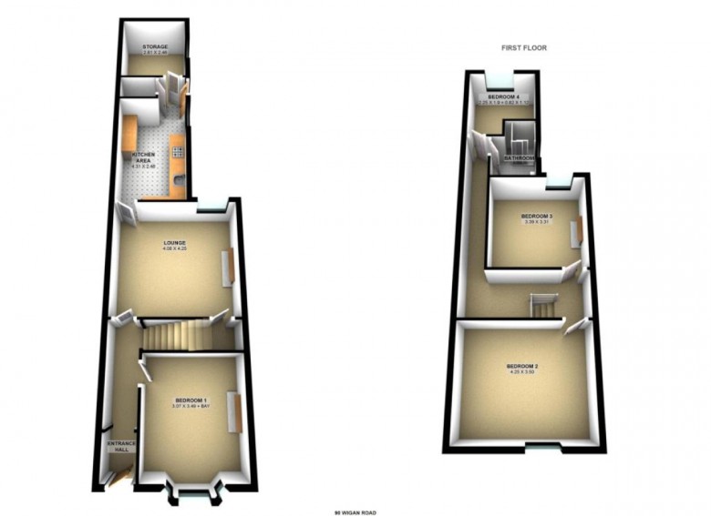 Floorplan for Wigan Road, Ormskirk