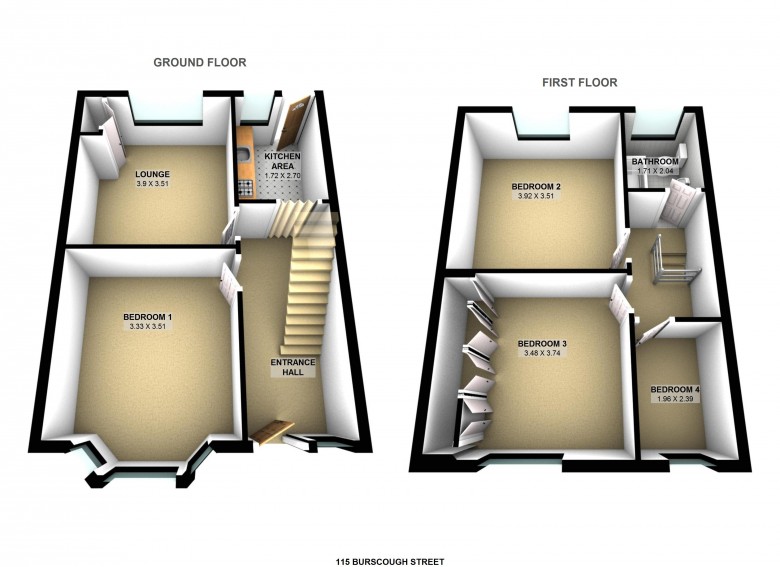 Floorplan for Burscough Street, Ormskirk