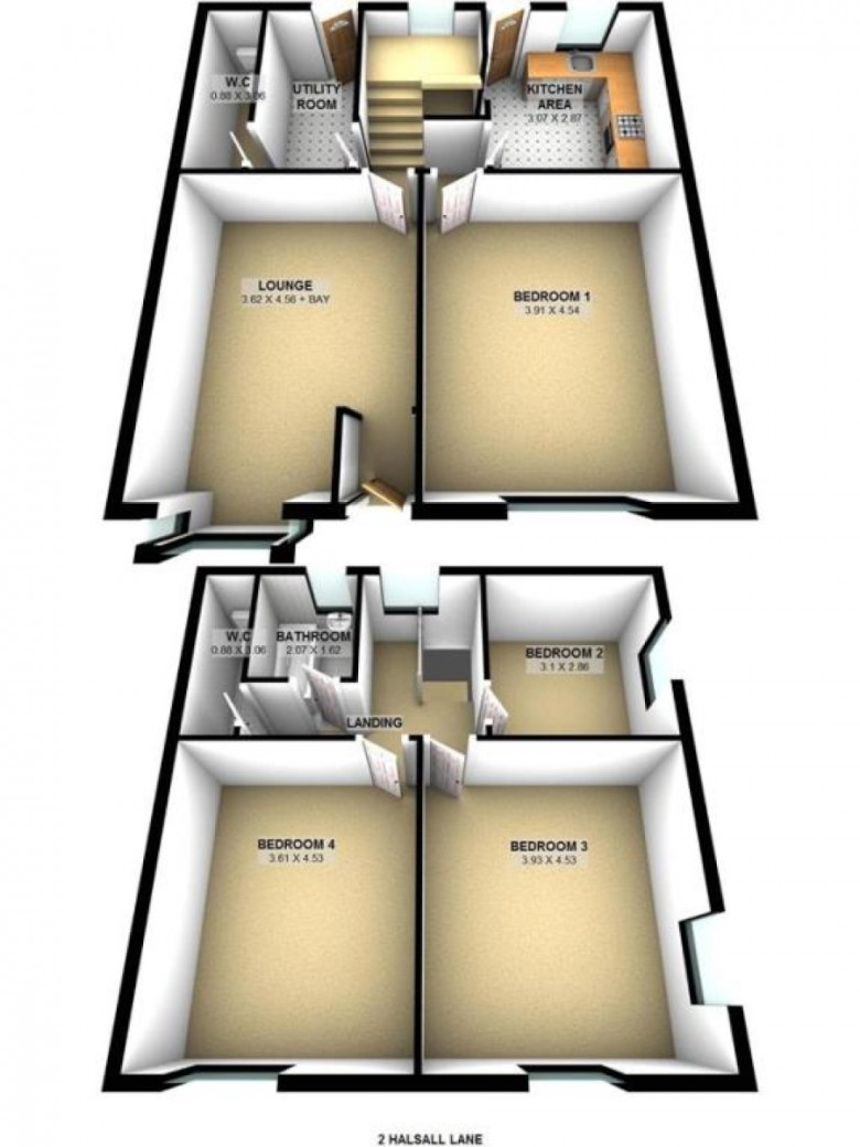 Floorplan for Halsall Lane, Ormskirk