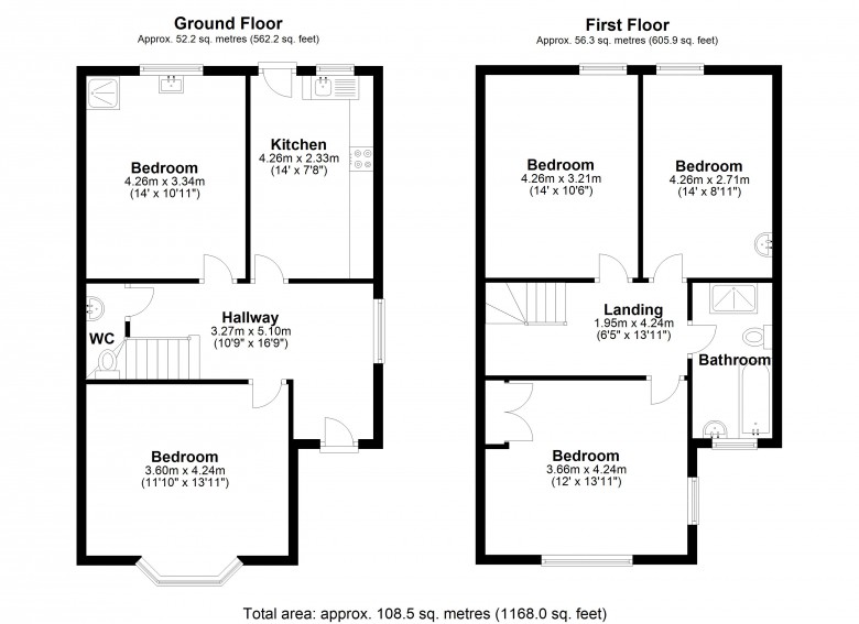 Floorplan for Knowsley Road, Ormskirk