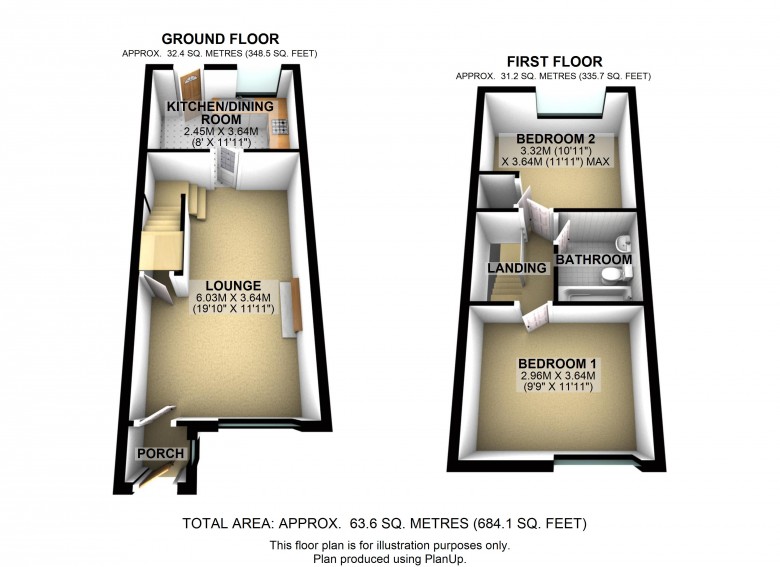 Floorplan for Brooklands, Ormskirk