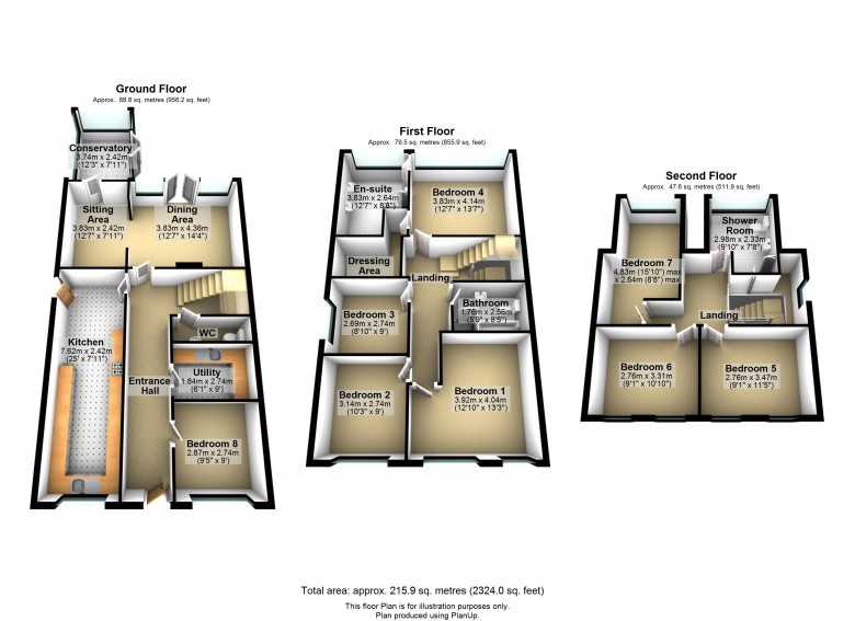 Floorplan for Heskin Lane, Ormskirk