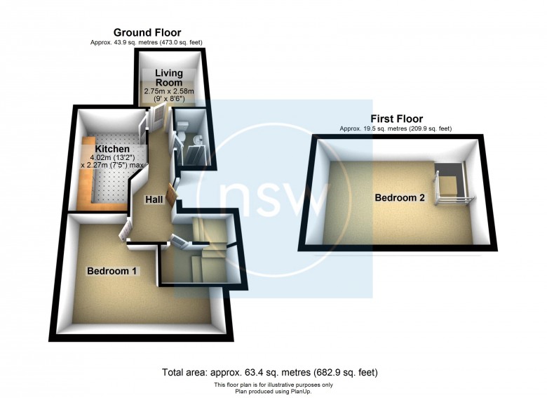 Floorplan for Derby Street West, Ormskirk