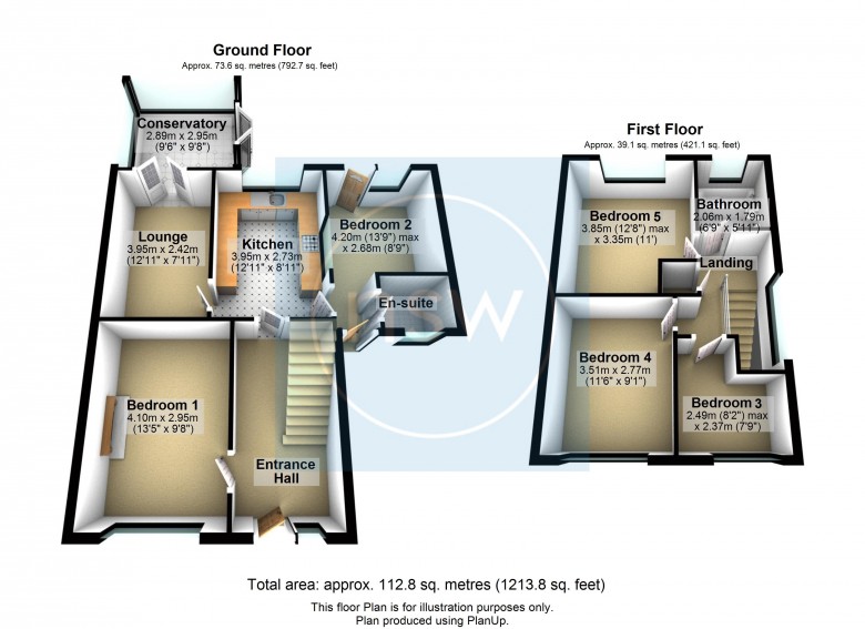 Floorplan for Sephton Drive, Ormskirk