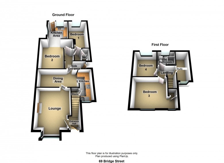 Floorplan for Bridge Street, Ormskirk