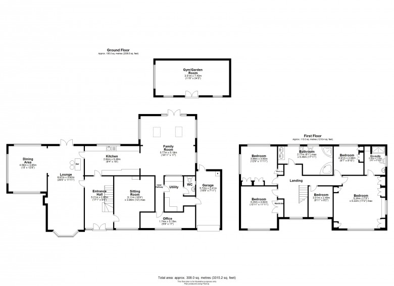 Floorplan for Norris House Drive, Aughton