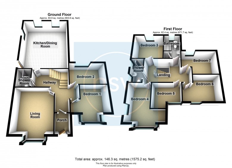 Floorplan for St Helens Road, Ormskirk