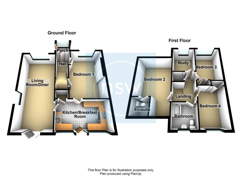 Floorplan for Nursery Avenue, Ormskirk