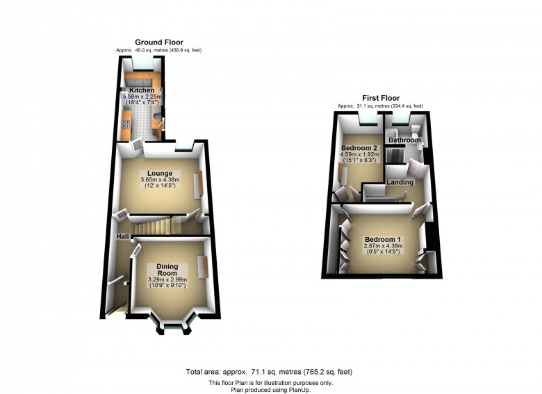 Floorplan for Halsall Lane, Ormskirk
