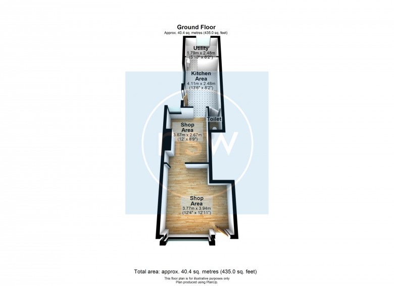 Floorplan for New Cut Lane, Southport