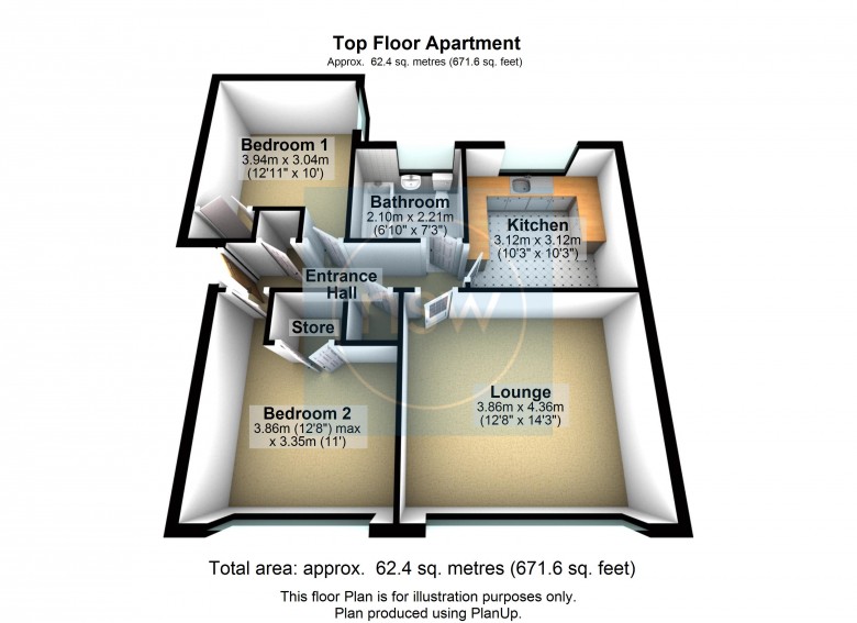 Floorplan for Middlewood Road, Aughton.