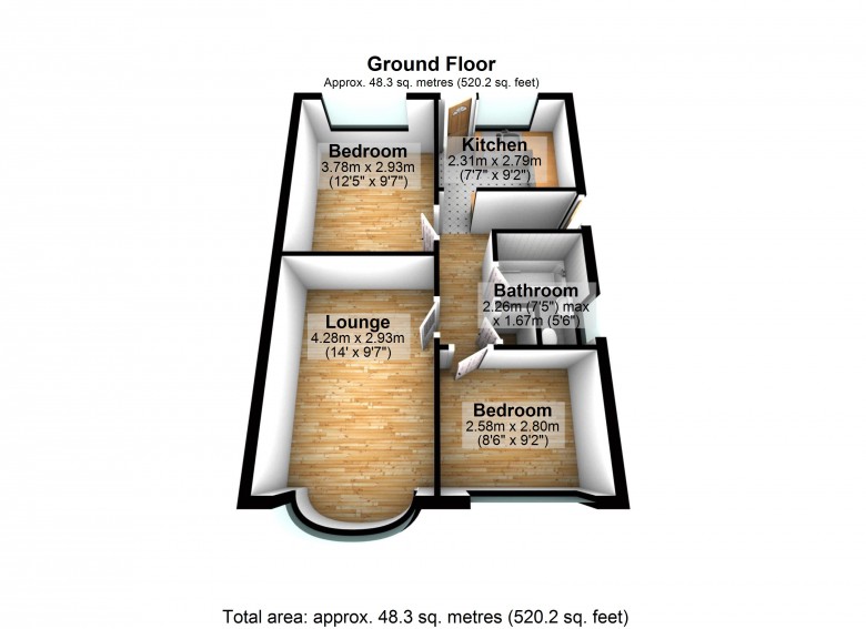 Floorplan for Norfield, Ormskirk