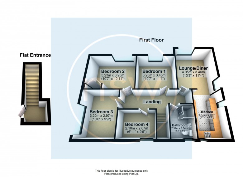 Floorplan for Vicarage, Park Road, Ormskirk