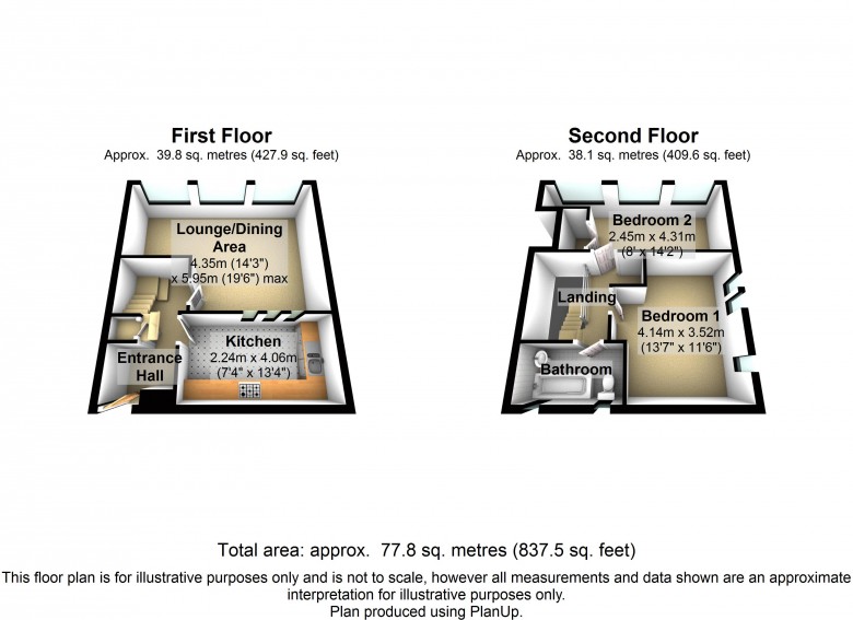 Floorplan for Grammar School Court, Ormskirk