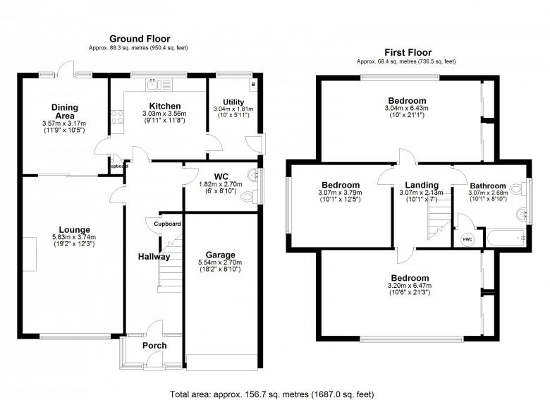 Floorplan for Sefton Gardens, Aughton