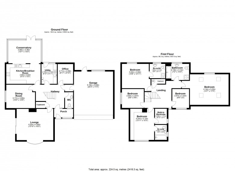 Floorplan for Loves Cottages, Church Hill Road, Ormskirk
