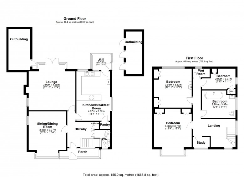 Floorplan for St Helens Road, Ormskirk