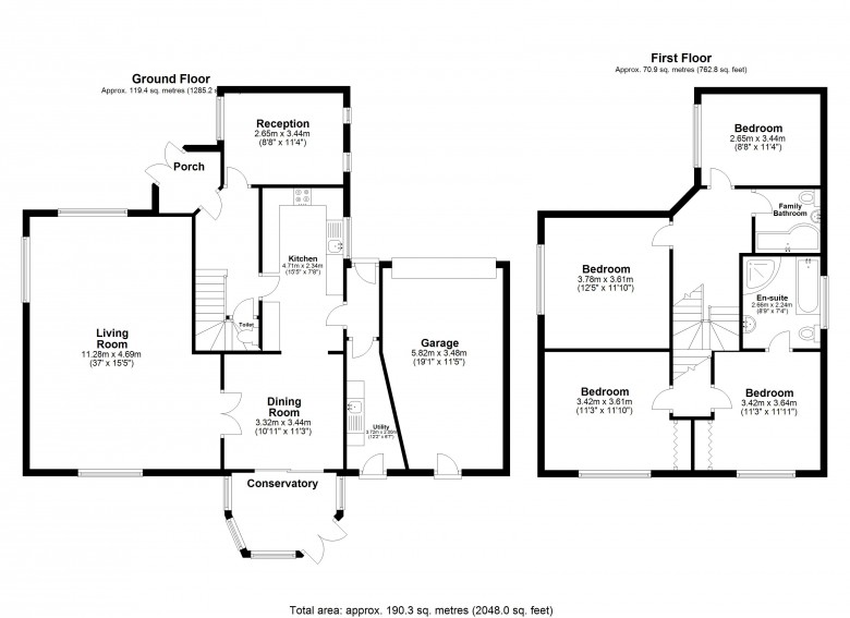 Floorplan for Swanpool Lane, Aughton