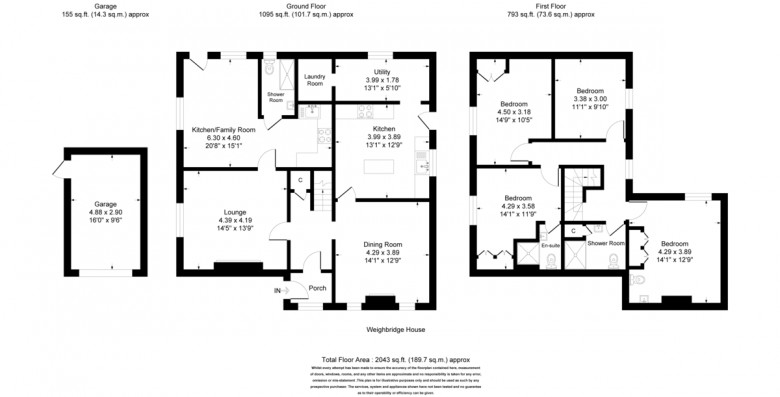 Floorplan for Southport Road, Scarisbrick Plus Two Bedroom Cottage