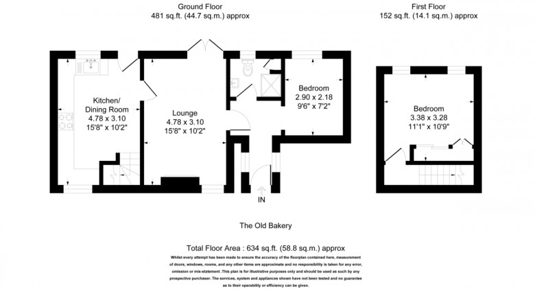 Floorplan for Southport Road, Scarisbrick Plus Two Bedroom Cottage