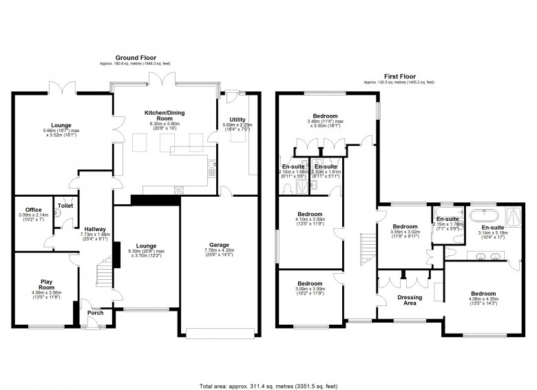 Floorplan for Turnpike Road, Aughton