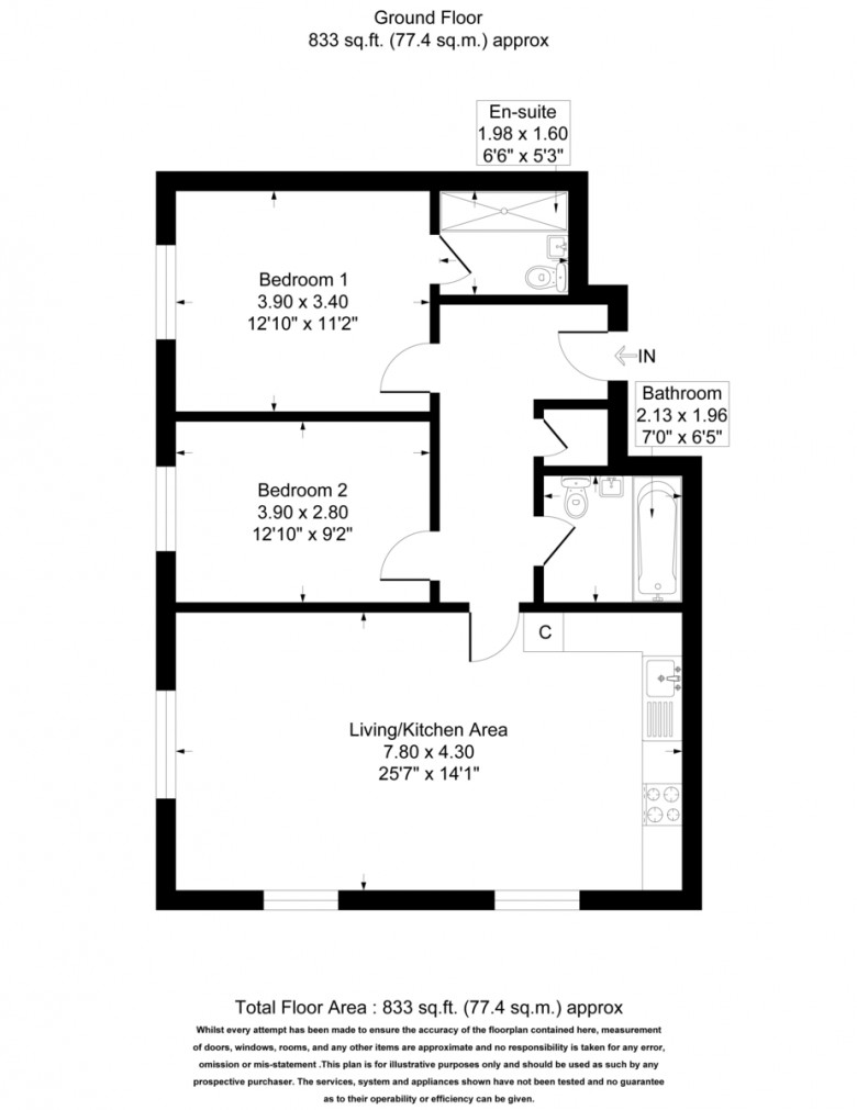 Floorplan for High Grove Park, Burscough