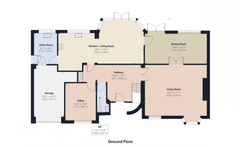 Floorplan for Summerwood Lane, Halsall