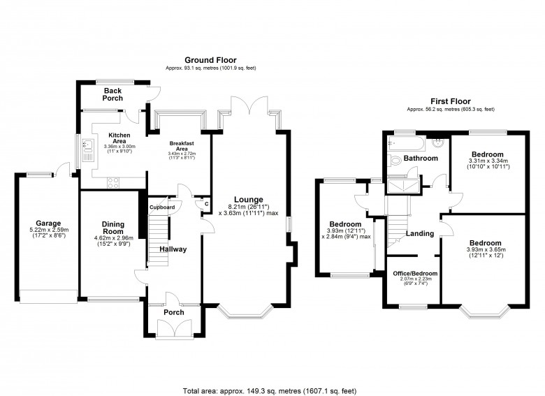 Floorplan for Blaguegate Lane, Lathom