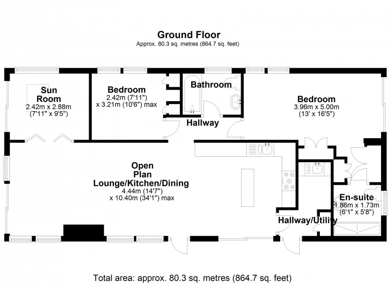 Floorplan for Southport Road, Scarisbrick