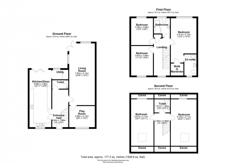 Floorplan for Halsall Manor Court, Halsall