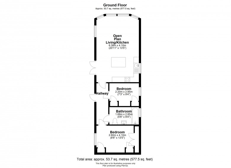 Floorplan for Hurlston Lane, Scarisbrick