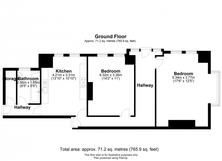 Floorplan for St. Helens Road, Ormskirk