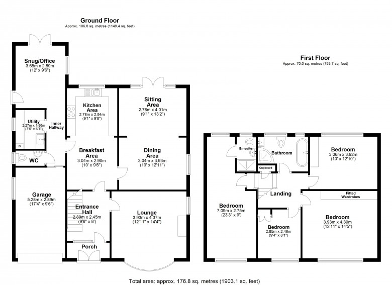 Floorplan for Blaguegate Lane, Lathom
