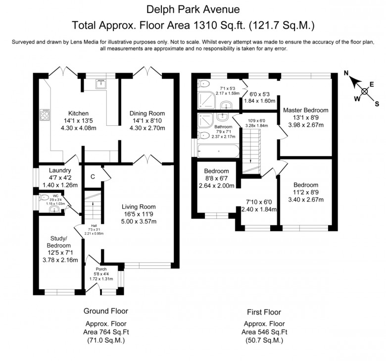 Floorplan for Delph Park Avenue, Aughton