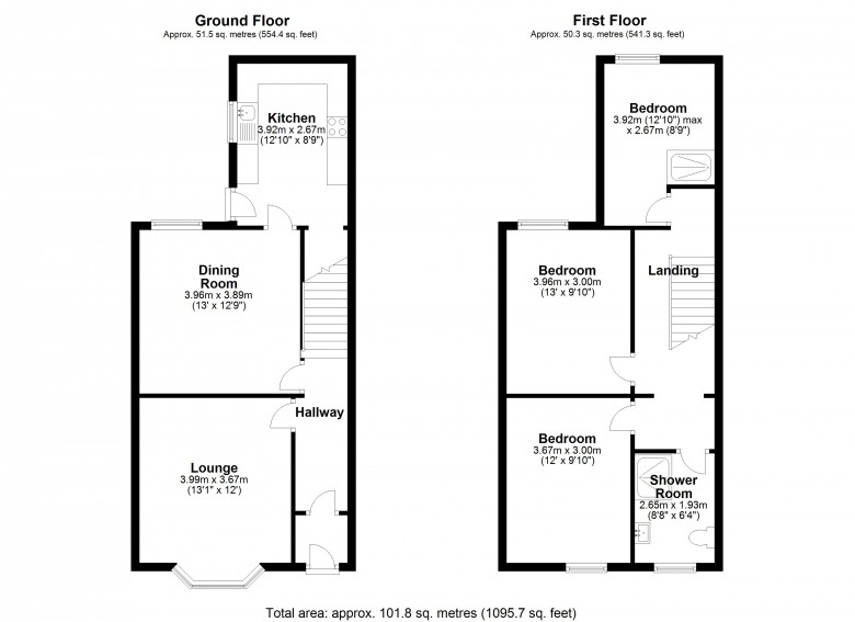 Floorplan for Halsall Lane, Ormskirk