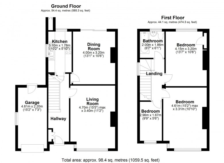 Floorplan for Bebles Road, Ormskirk
