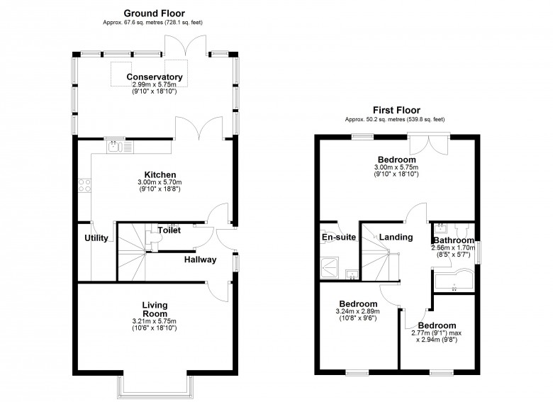 Floorplan for M), Halsall, Ormskirk